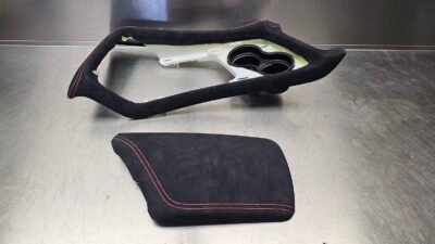 15-23 Dodge Challenger Suede Wrapped Shifter Bezel and Console Lid