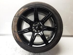 2018-2021 Ford Mustang GT OEM 19×8.5 5×114.3mm 7 Spoke Black Wheel JR3J1007FA