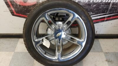 GOUGED 2003-2006 Chevrolet SSR OEM Rear 20×10 6x127mm 5 Spoke Chrome Wheel 74K 15117288