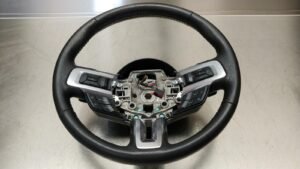 2015-2019 Ford Mustang GT OEM Steering Wheel Assembly Auto Black Leather w/ Controls FR3Z-3600-BA
