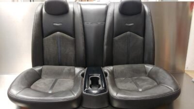 2012-2015 Cadillac CTS-V Coupe OEM Rear Seats Black Leather w/ Suede