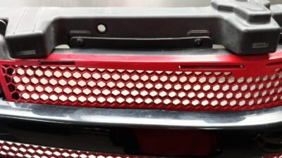 17466221264658978806548286422595 2003-2006 Chevrolet SSR Aftermarket Kaminari Front Bumper Cover w/ Chin Spoiler Black