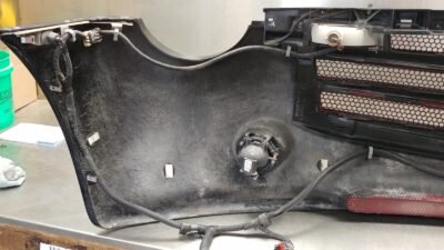 17466222512656435984907604298676 2003-2006 Chevrolet SSR Aftermarket Kaminari Front Bumper Cover w/ Chin Spoiler Black