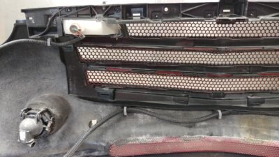 17466222752347545689928974056237 2003-2006 Chevrolet SSR Aftermarket Kaminari Front Bumper Cover w/ Chin Spoiler Black