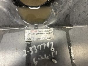 CRACKED 2014-2019 C7 Chevrolet Corvette Convertible OEM Rear Tub Trunk Body